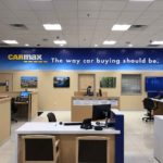 CarMax wall graphics and 3-D lettering installation