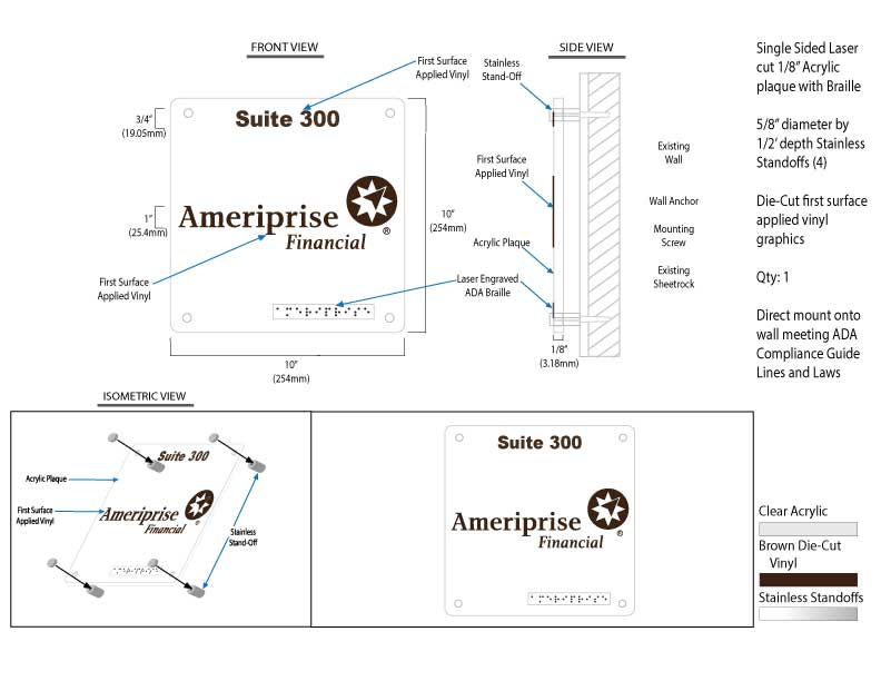ADA signs